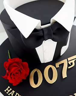 James Bond 007 Birthday cake